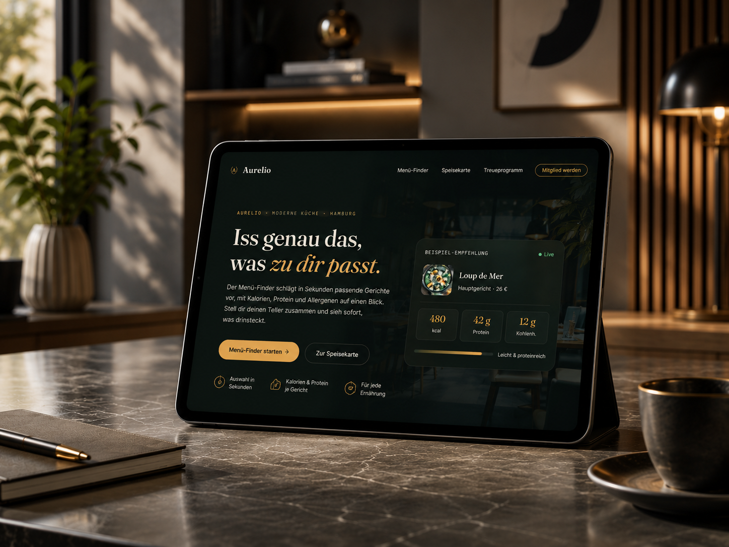 Aurelio Website Referenz