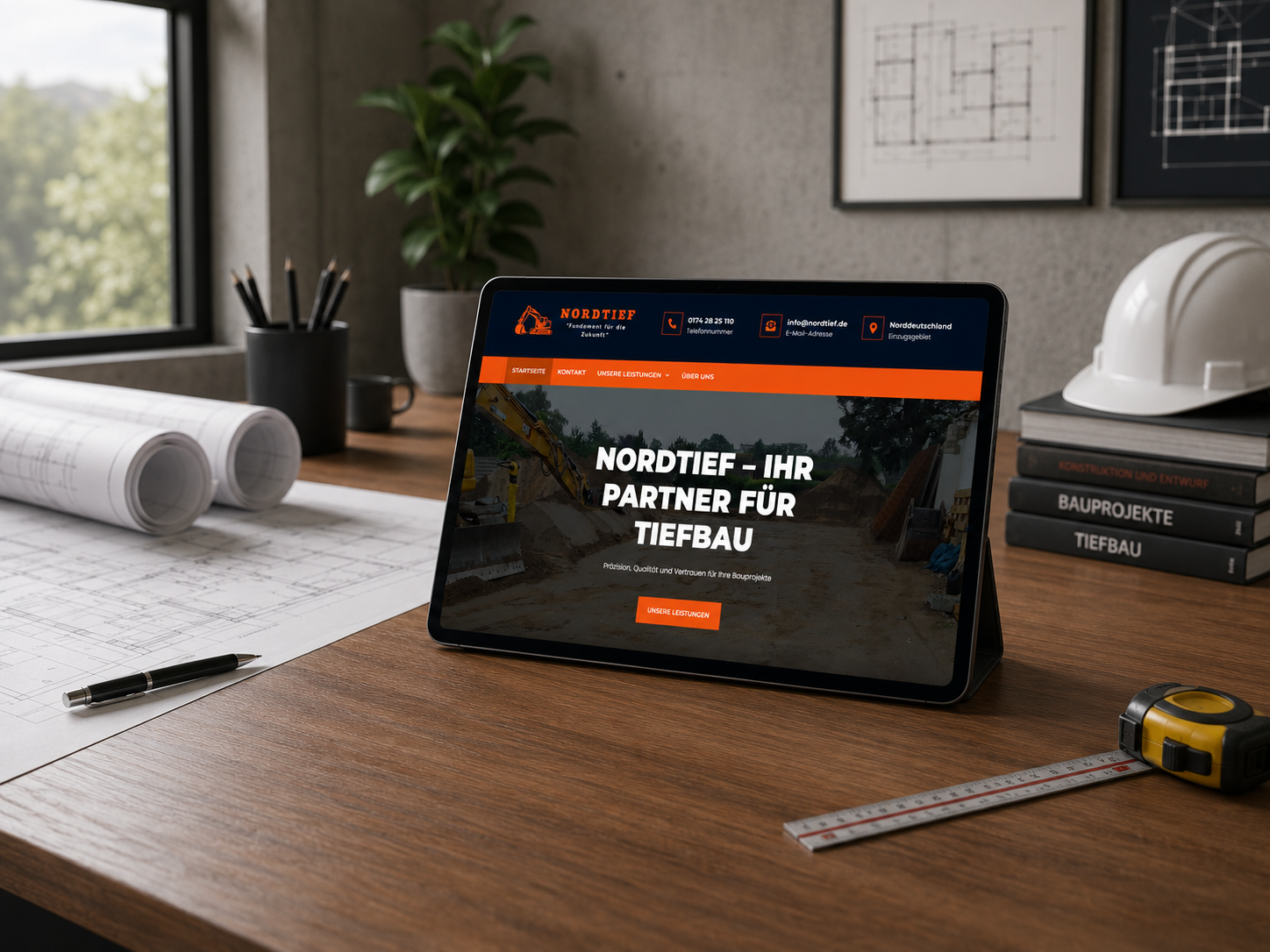 Nordtief Website Referenz